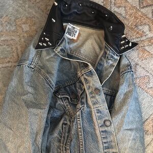 The Ragged Priest Studded Denim Jacket
